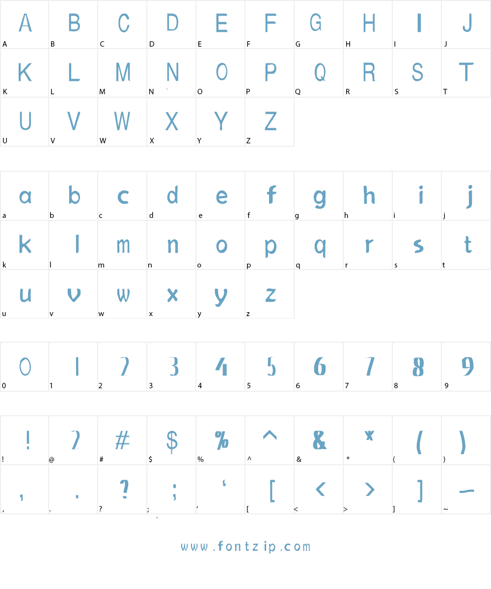 hasans font Font Character